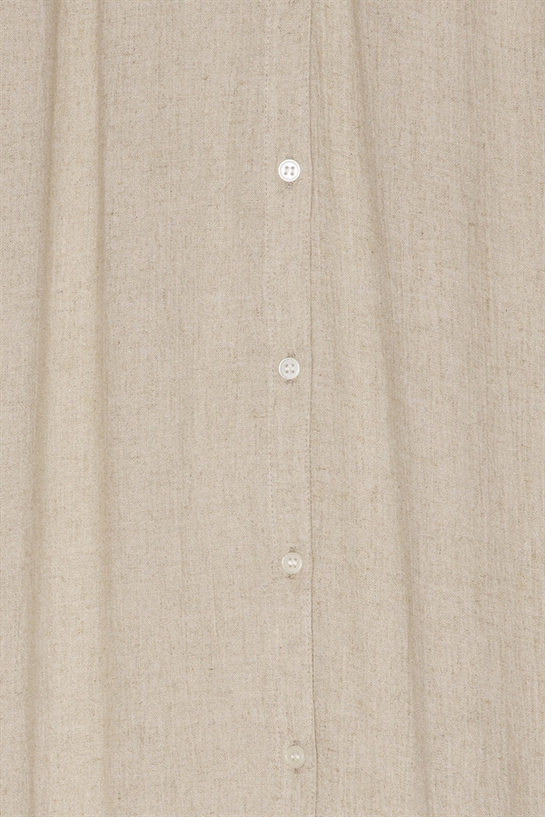 Moshi Moshi Mind May Shirtdress Linen - Natural Linen